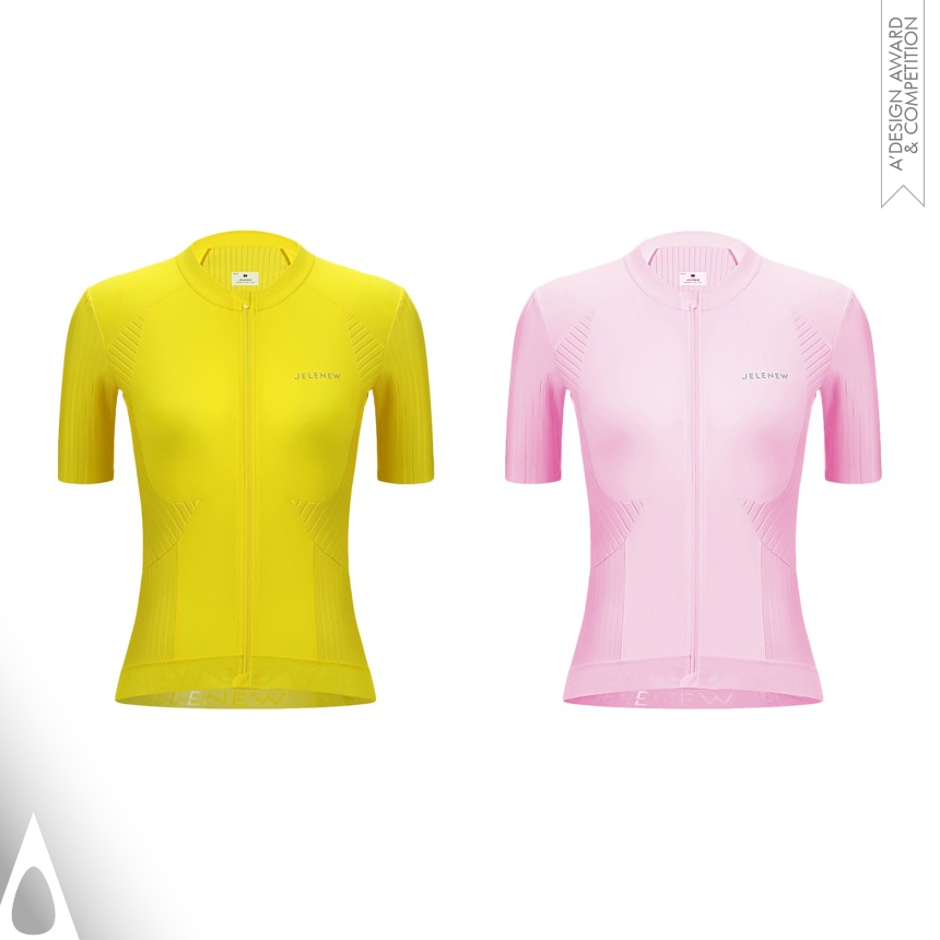 Silver Sporting Goods, Fitness and Recreation Equipment Design Award Winner 2024 Jelenew Short Sleeve Jersey 