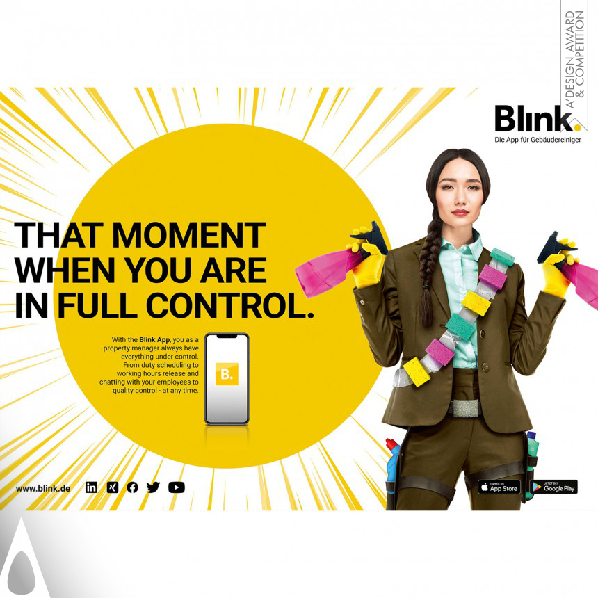 Blink App - Iron Advertising, Marketing and Communication Design Award Winner