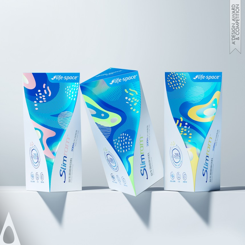 Silver Packaging Design Award Winner 2024 Life-Space Slimram Slimming Waist Probiotics 