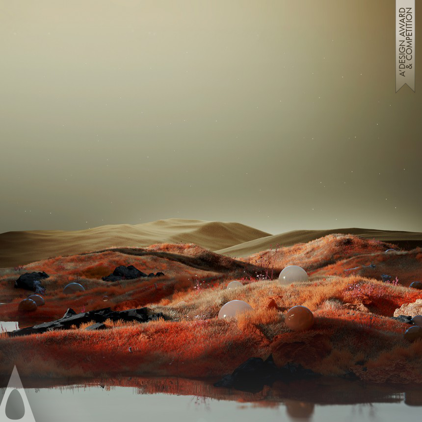 Bronze Computer Graphics, 3D Modeling, Texturing, and Rendering Design Award Winner 2024 Procedural Landscapes Digital Illustration 