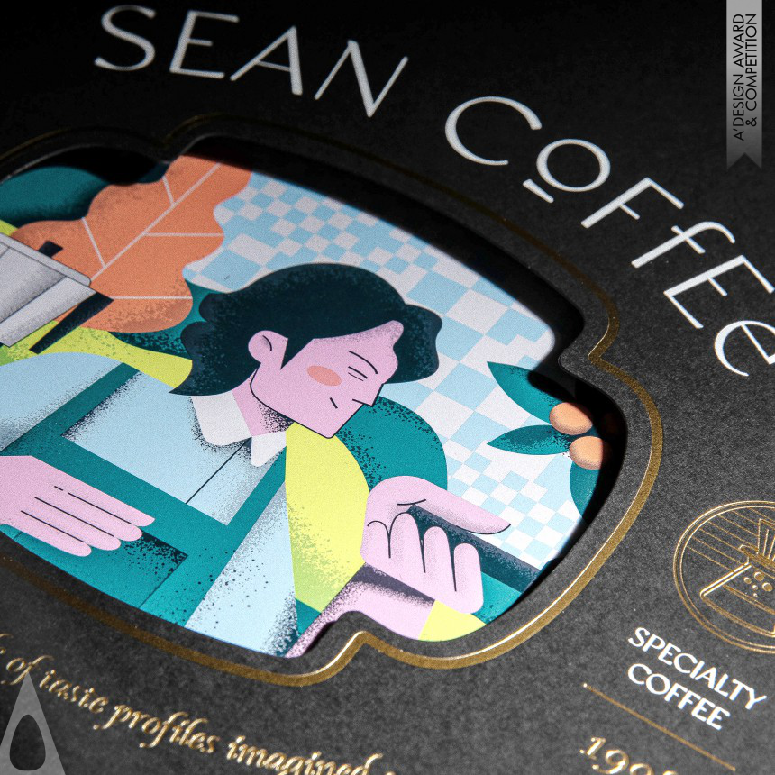 Silver Packaging Design Award Winner 2024 Sean Coffee Gift Box Design 