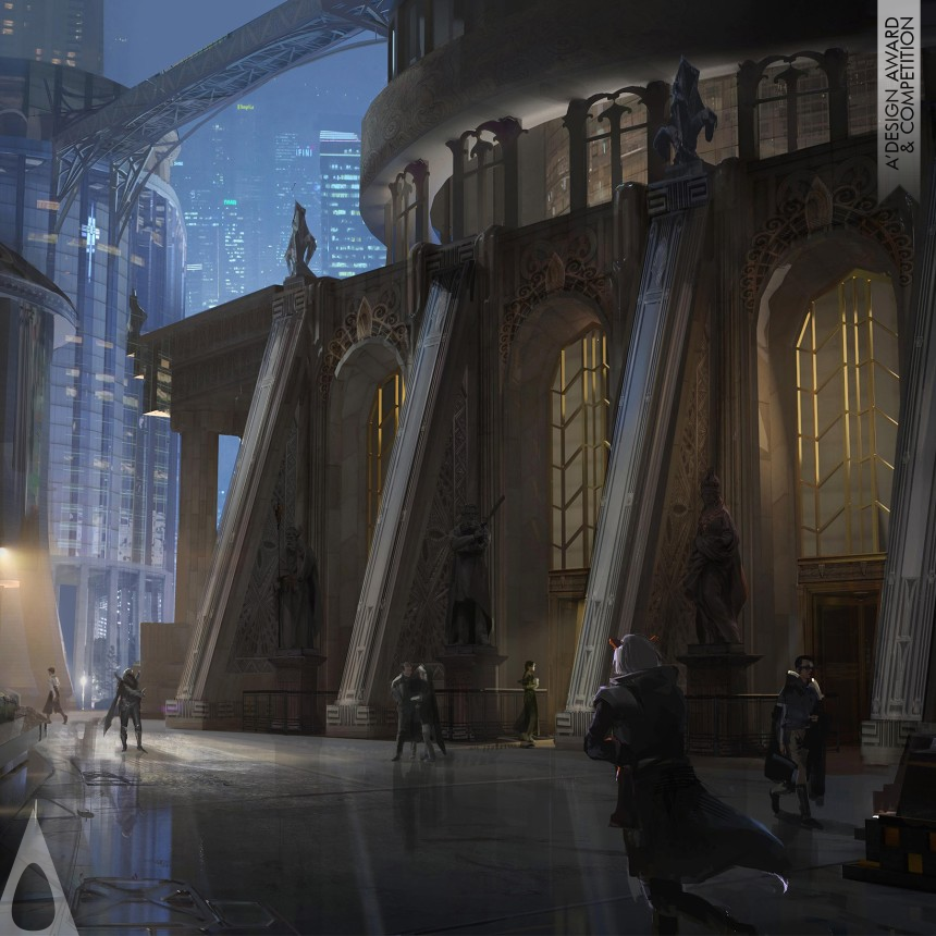 Futuristic City designed by Yuwei Rita Li