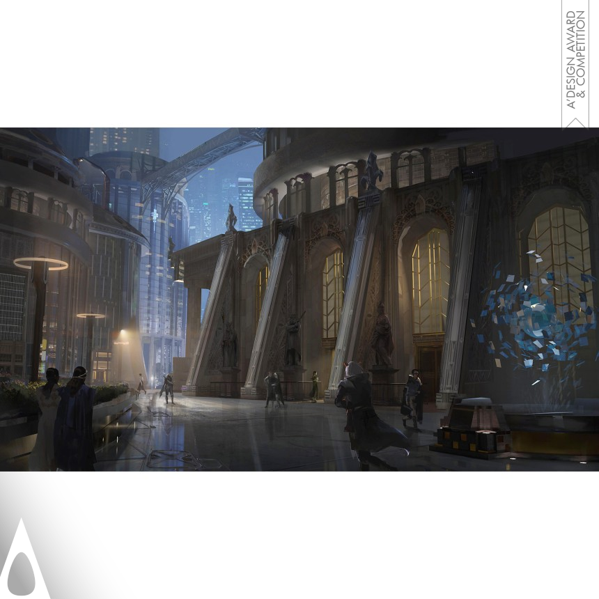 Futuristic City - Iron Graphics, Illustration and Visual Communication Design Award Winner