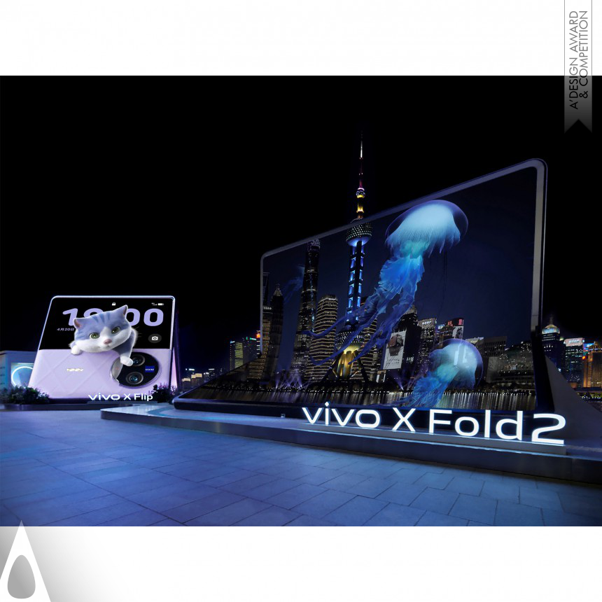 Silver Advertising, Marketing and Communication Design Award Winner 2024 Vivo X Series Outdoor Campaign 