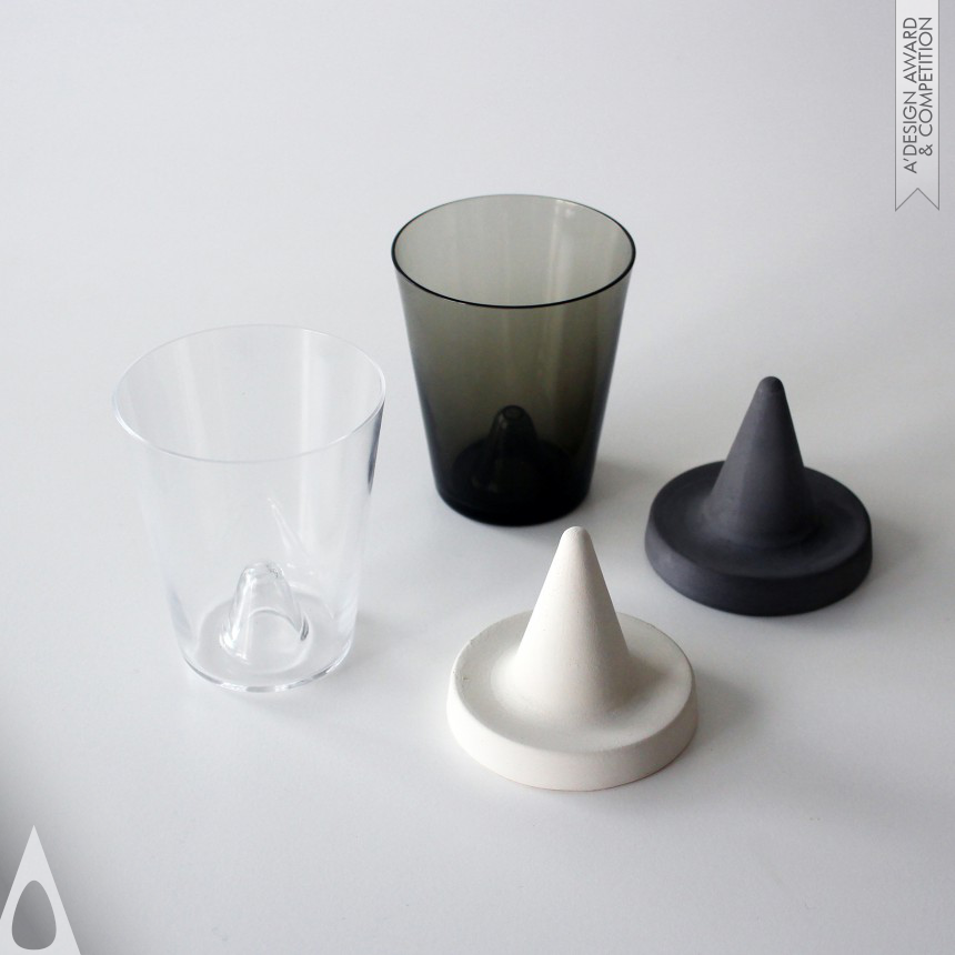Satoshi Umeno Glass and Coaster