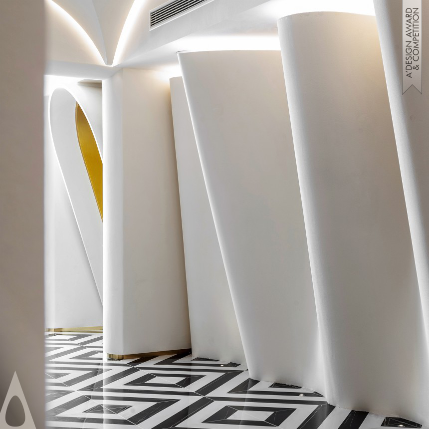 Silver Interior Space and Exhibition Design Award Winner 2024 Yibai Restaurant Interior Design 