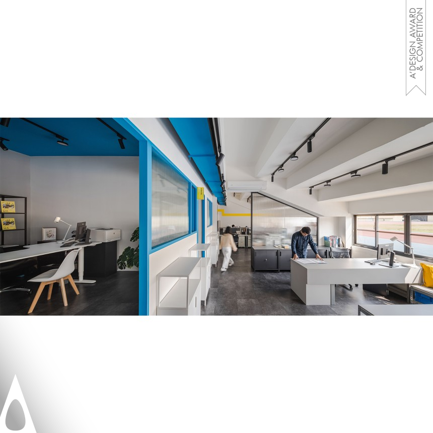 Bronze Interior Space and Exhibition Design Award Winner 2024 Startup Incubator Office 