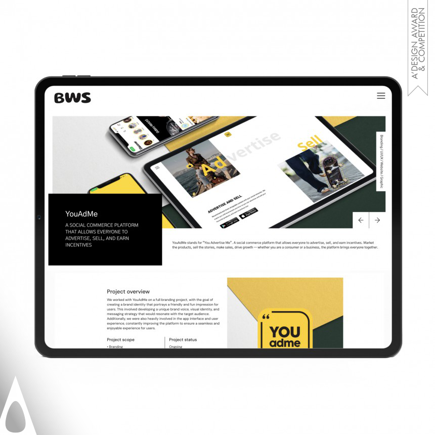 Bws - Bronze Website and Web Design Award Winner