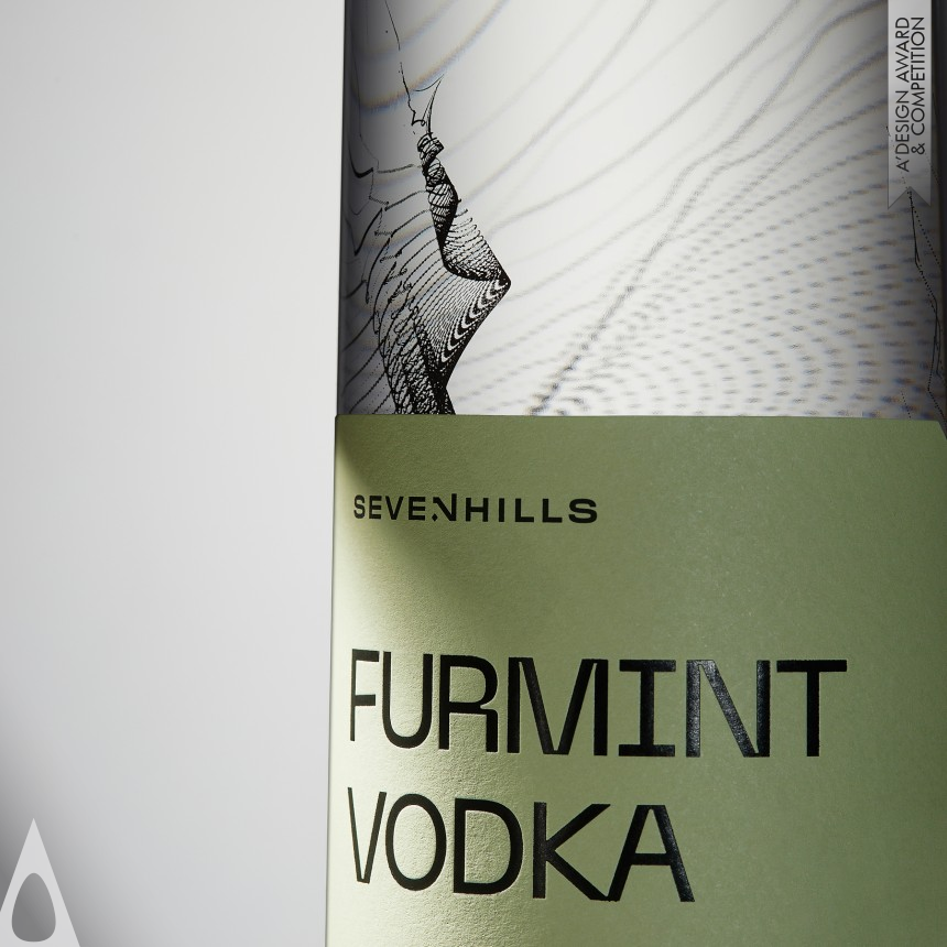 Silver Packaging Design Award Winner 2024 Furmint Vodka Beverage Packaging 