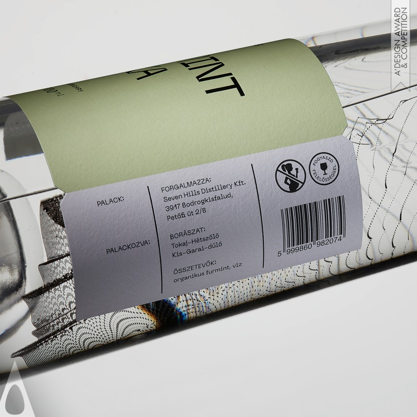 Peter Morvai's Furmint Vodka Beverage Packaging