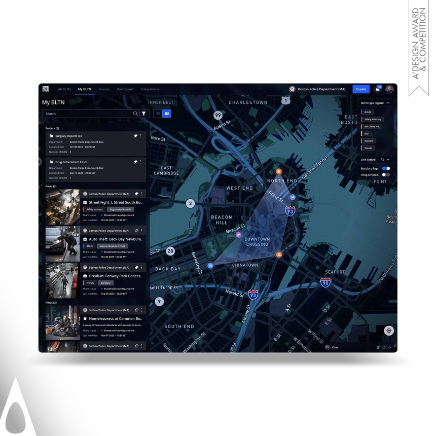 Bronze Information Technologies and Software Design Award Winner 2024 Bltn AI Collaboration Platform 