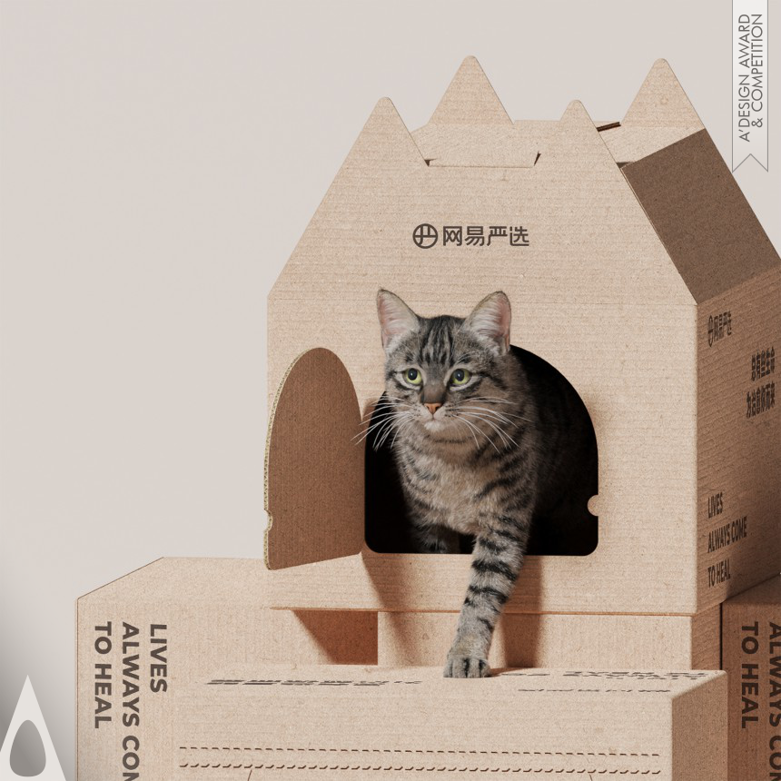 Bronze Packaging Design Award Winner 2024 meow Multi-Functional Logistics Box 