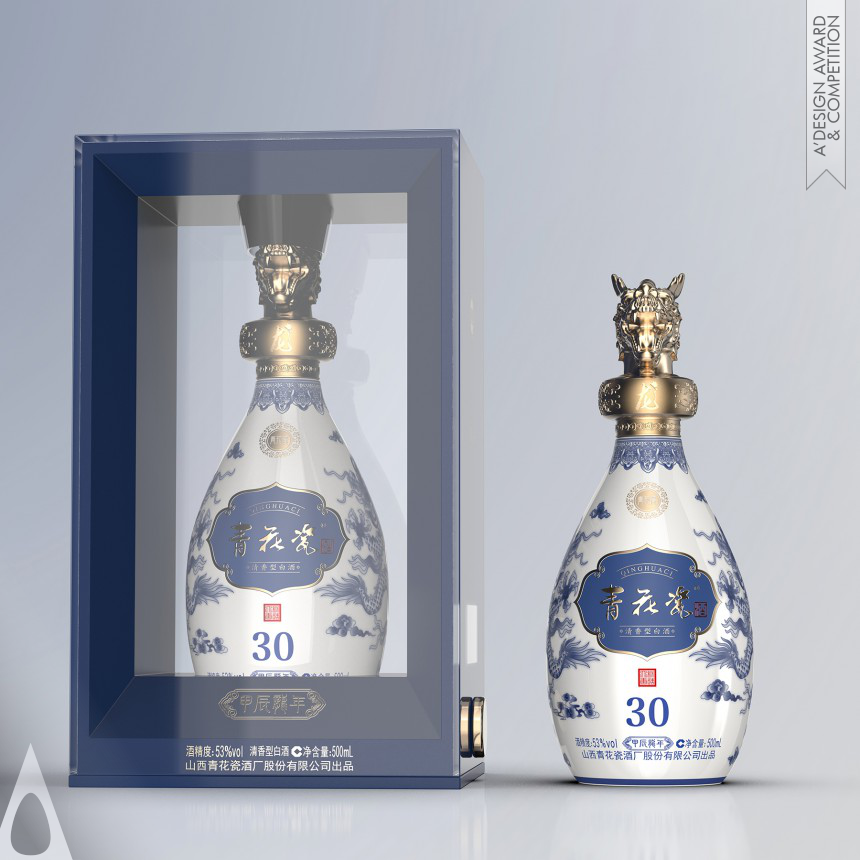 Hai Zhu's White and Blue Porcelain Packaging