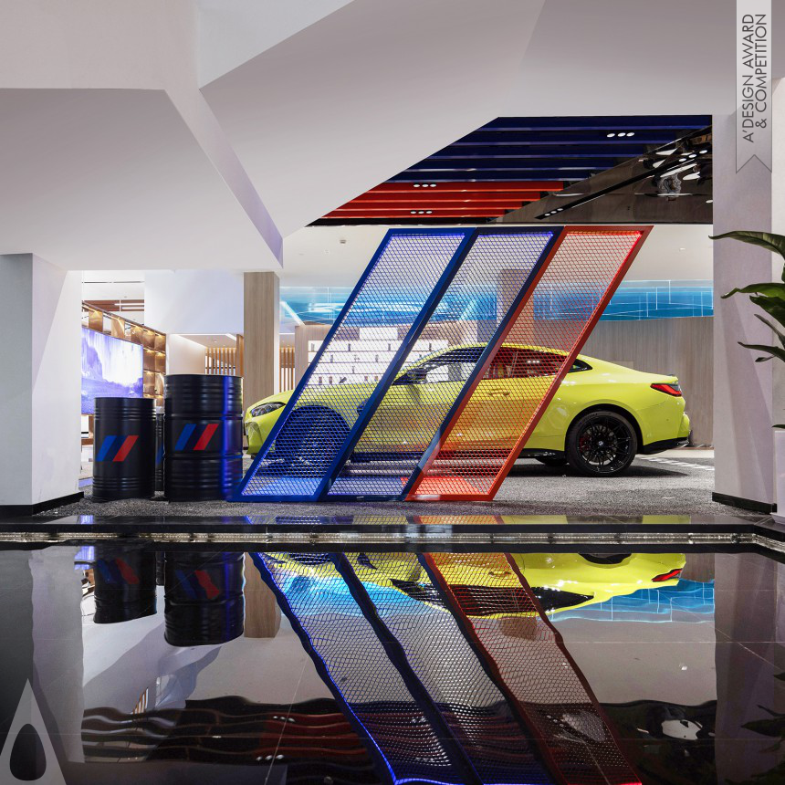 Silver Interior Space and Exhibition Design Award Winner 2024 Rongbaohang BMW 5S Store 