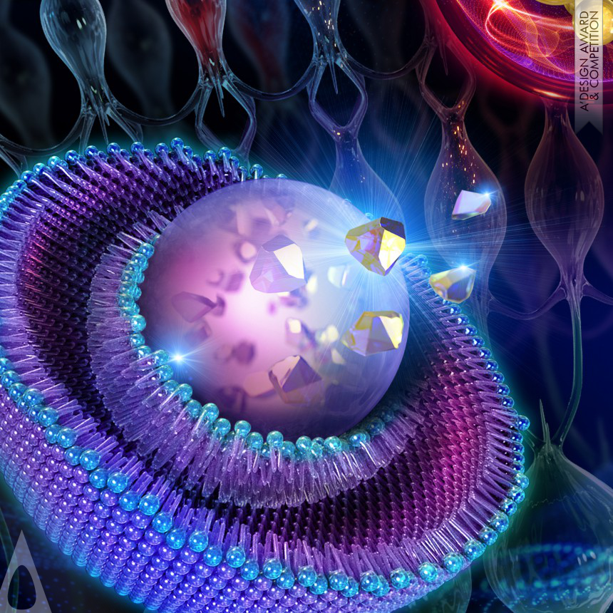 Cynthia Turner's Ocular Nanotechnology Magazine Cover Illustration