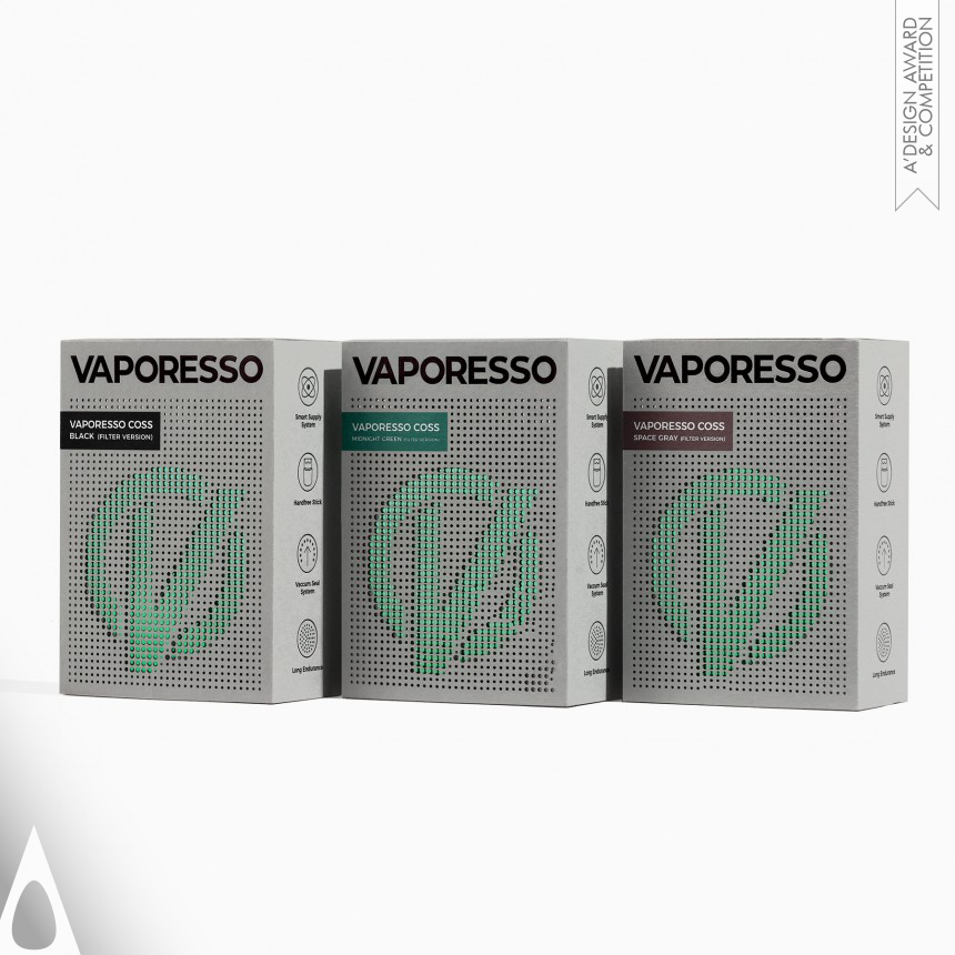 Vaporesso Coss designed by Joshua Fischer, Shuyu Yao and Kai Ma