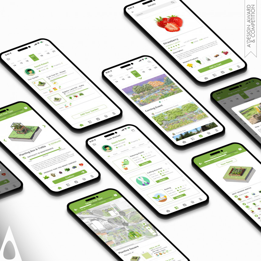 Iron Mobile Technologies, Applications and Software Design Award Winner 2024 Smart Garden  Mobile Application 