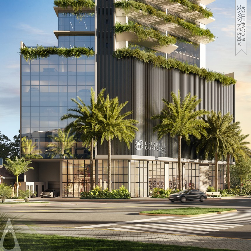 Brickell Business - Bronze Architecture, Building and Structure Design Award Winner