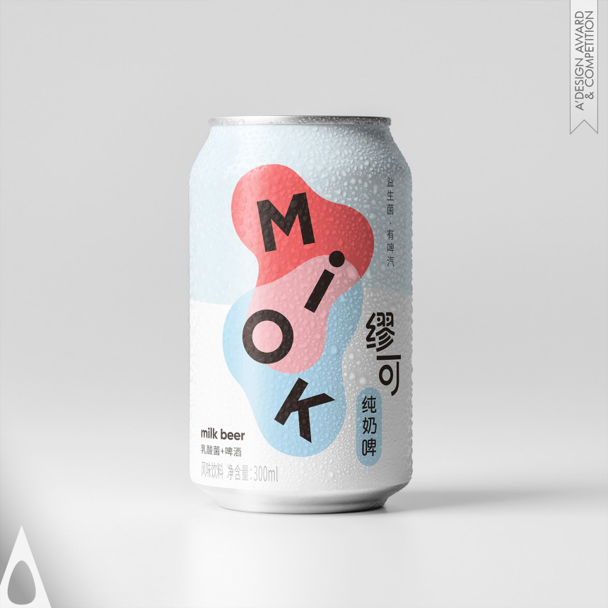 Silver Packaging Design Award Winner 2024 Miok Milk Beer Packaging 