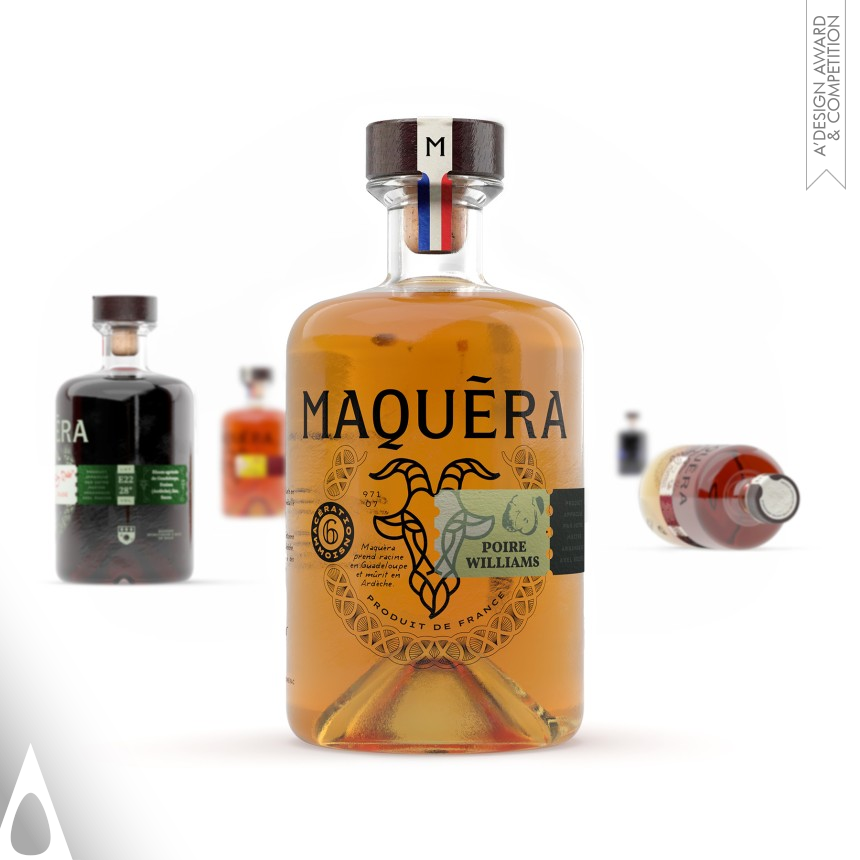 Silver Packaging Design Award Winner 2024 Maquera 50cl Infused Liquor Bottle 
