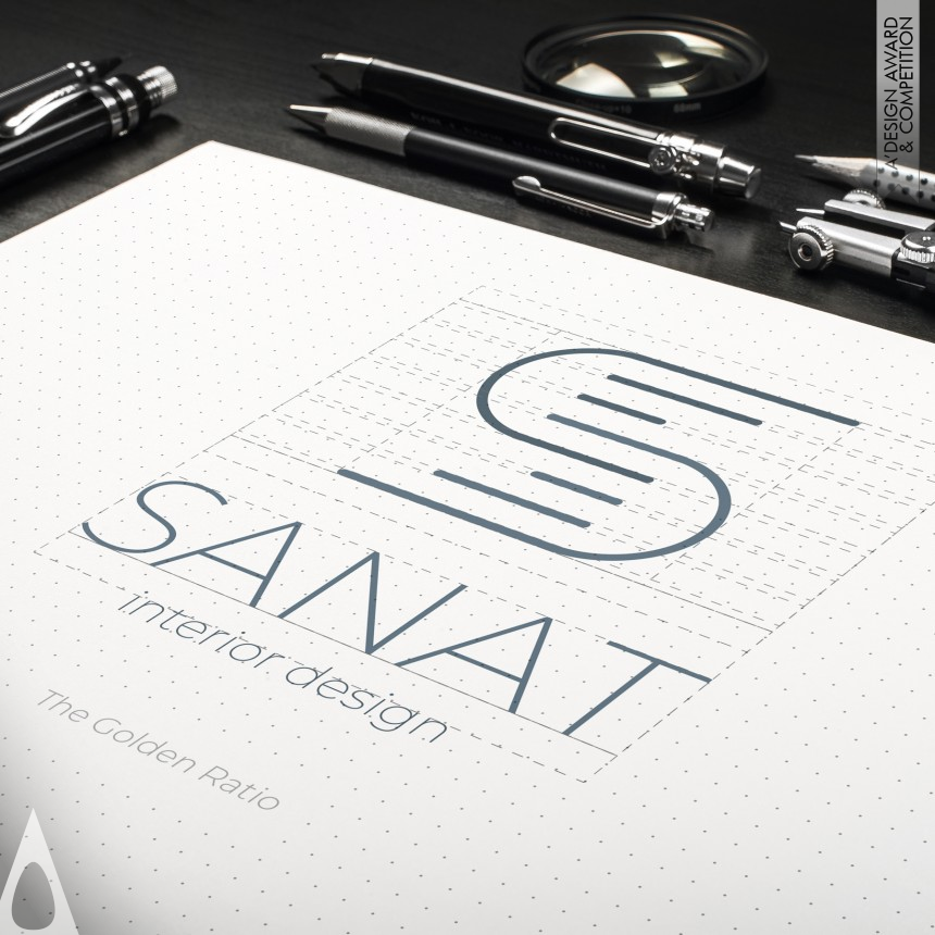 Iron Graphics, Illustration and Visual Communication Design Award Winner 2024 Sanat Visual Identity Design 