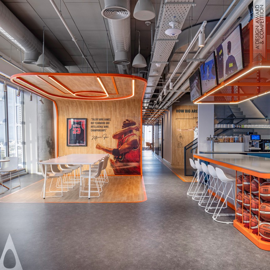 Silver Interior Space and Exhibition Design Award Winner 2024 Wsc Sports Commercial Offices 