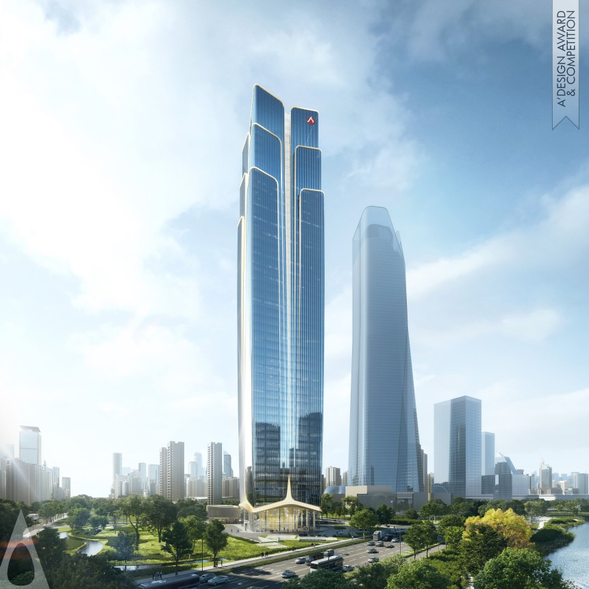 Silver Winner. Jinbianruixiang Highrise by Zhubo Design