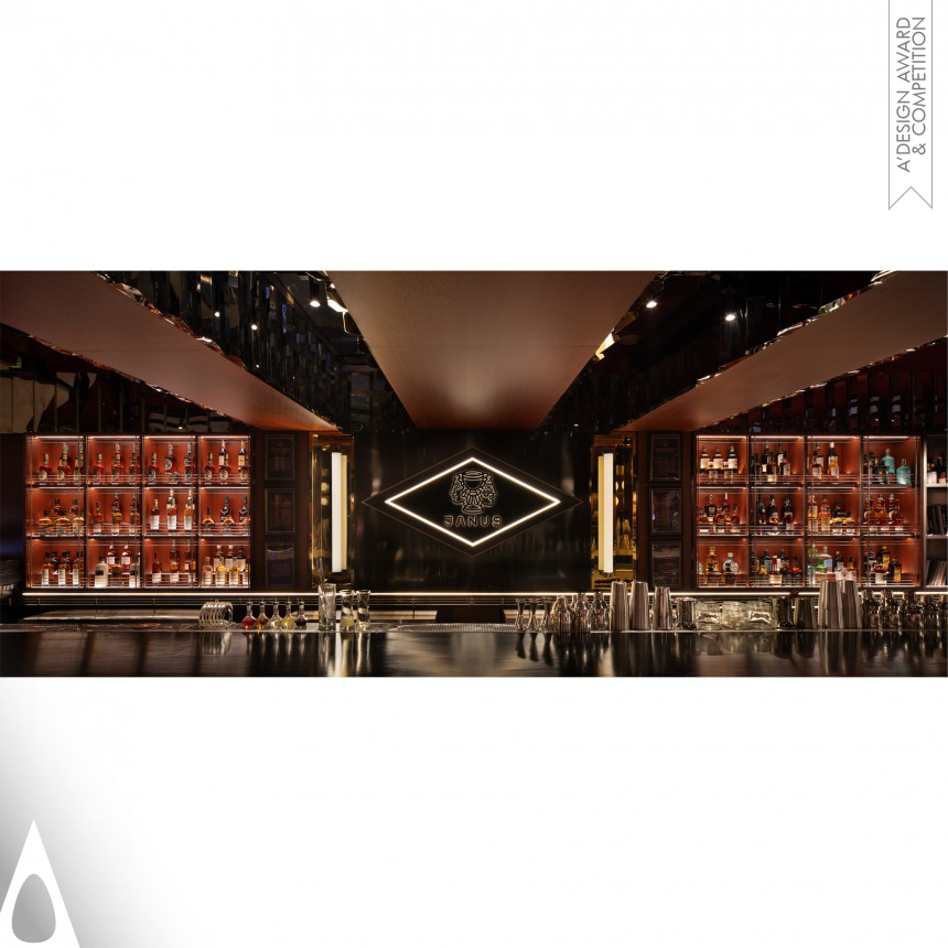 Silver Interior Space and Exhibition Design Award Winner 2024 Janus Bar 