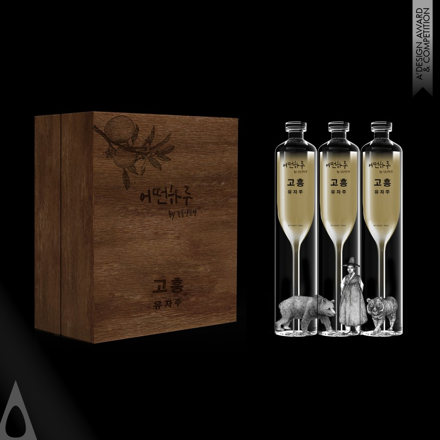 Korea Goheung Yuza Wine - Silver Packaging Design Award Winner