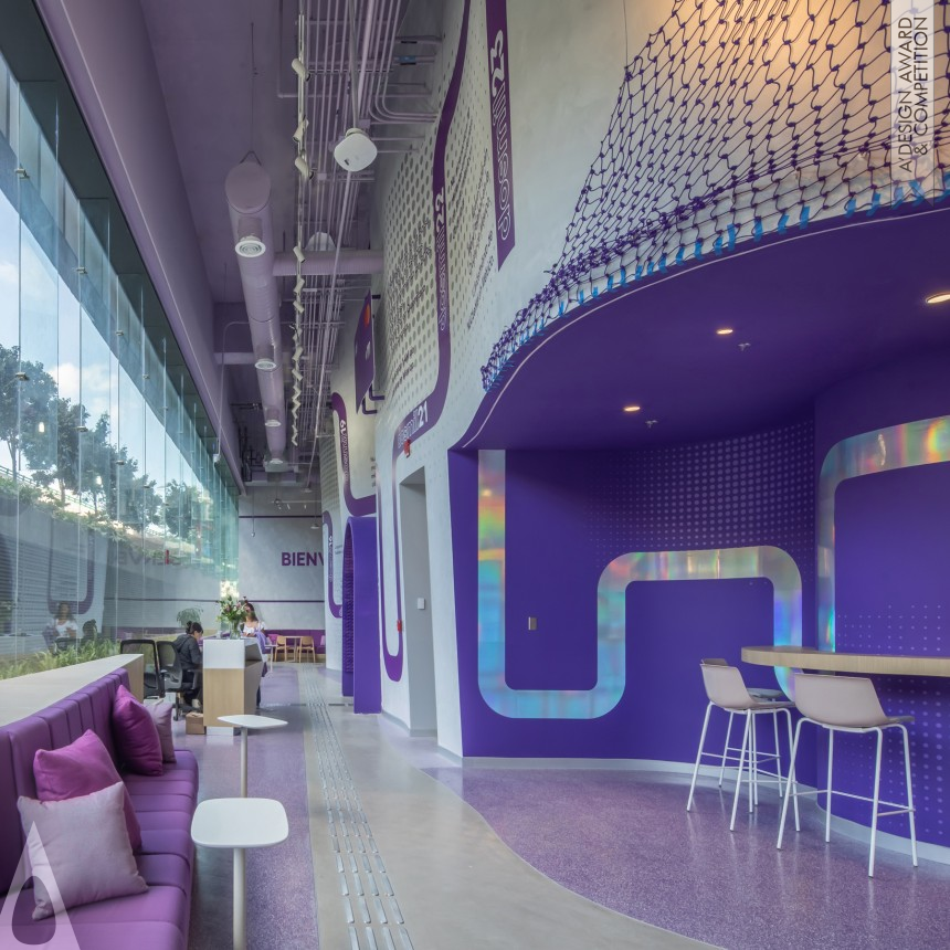 Silver Interior Space and Exhibition Design Award Winner 2024 Nubank Corporate interior 