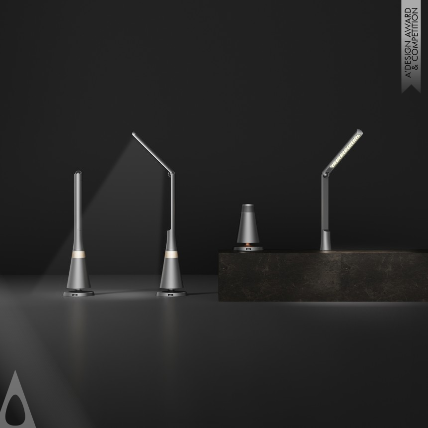 Silver Lighting Products and Fixtures Design Award Winner 2024 Shanhai I Amp Lamp 