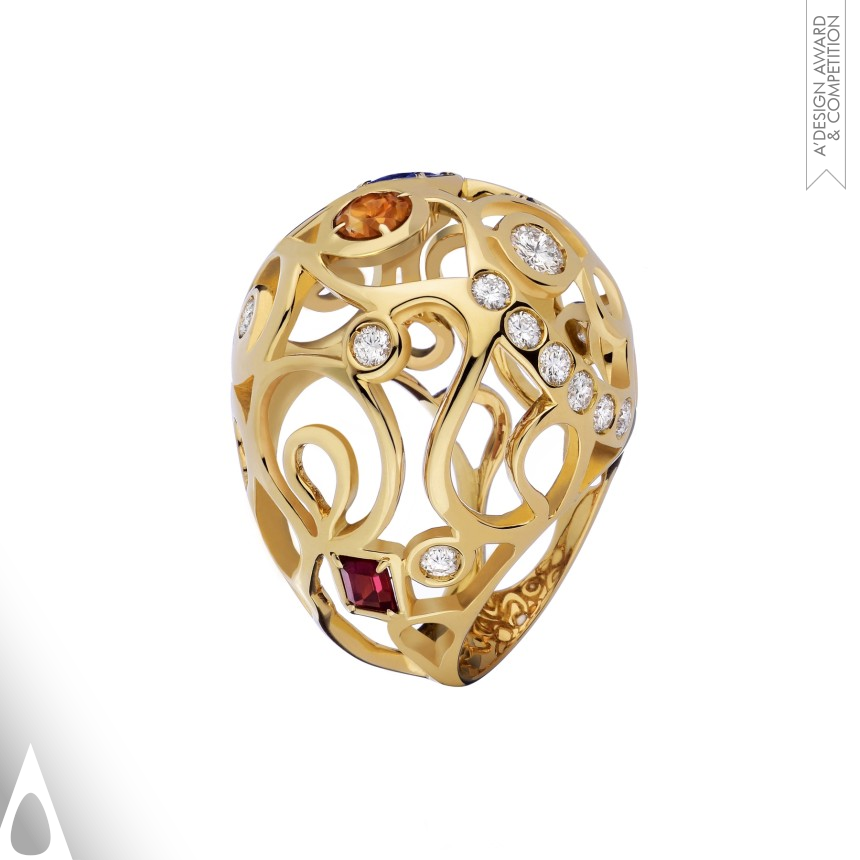 Iron Jewelry Design Award Winner 2024 Kashmir Ring 