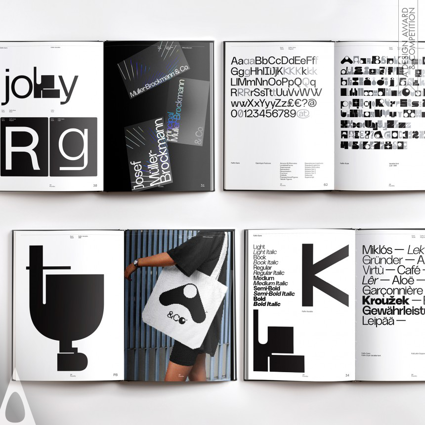 Faffin Font Family - Silver Graphics, Illustration and Visual Communication Design Award Winner