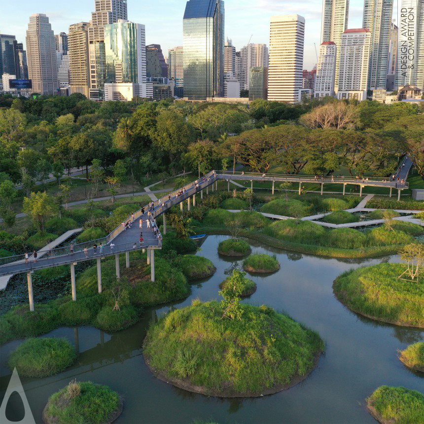 Golden Landscape Planning and Garden Design Award Winner 2024 Benjakitti Forest Park 