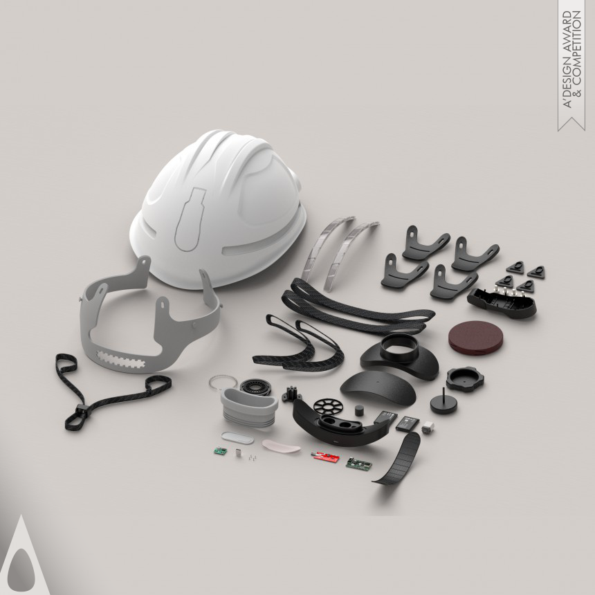 Iron Idea and Conceptual Design Award Winner 2024 Helpmet Heat Stroke Prevention Helmet 