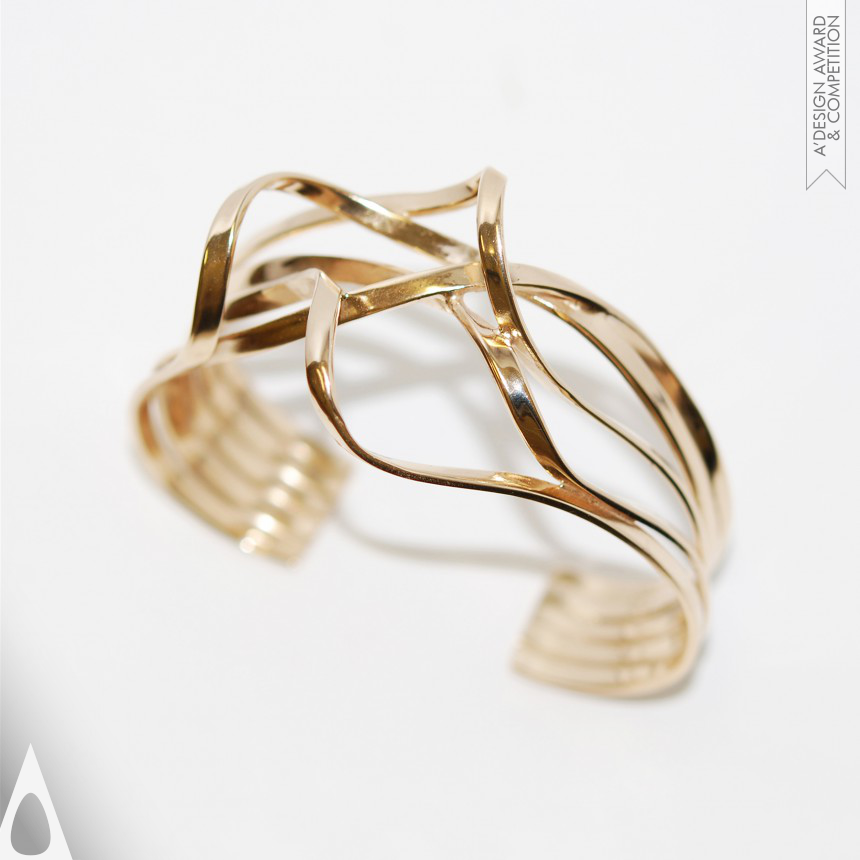 Bronze Jewelry Design Award Winner 2024 Marilyn Bracelet 