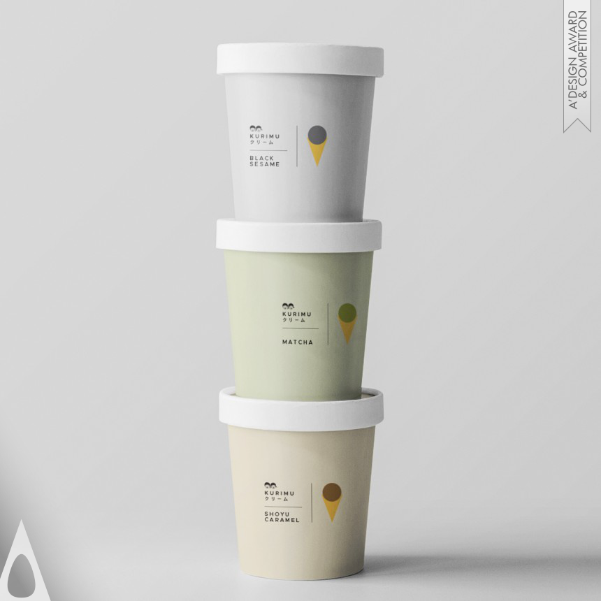 Kurimu Ice Cream - Bronze Packaging Design Award Winner