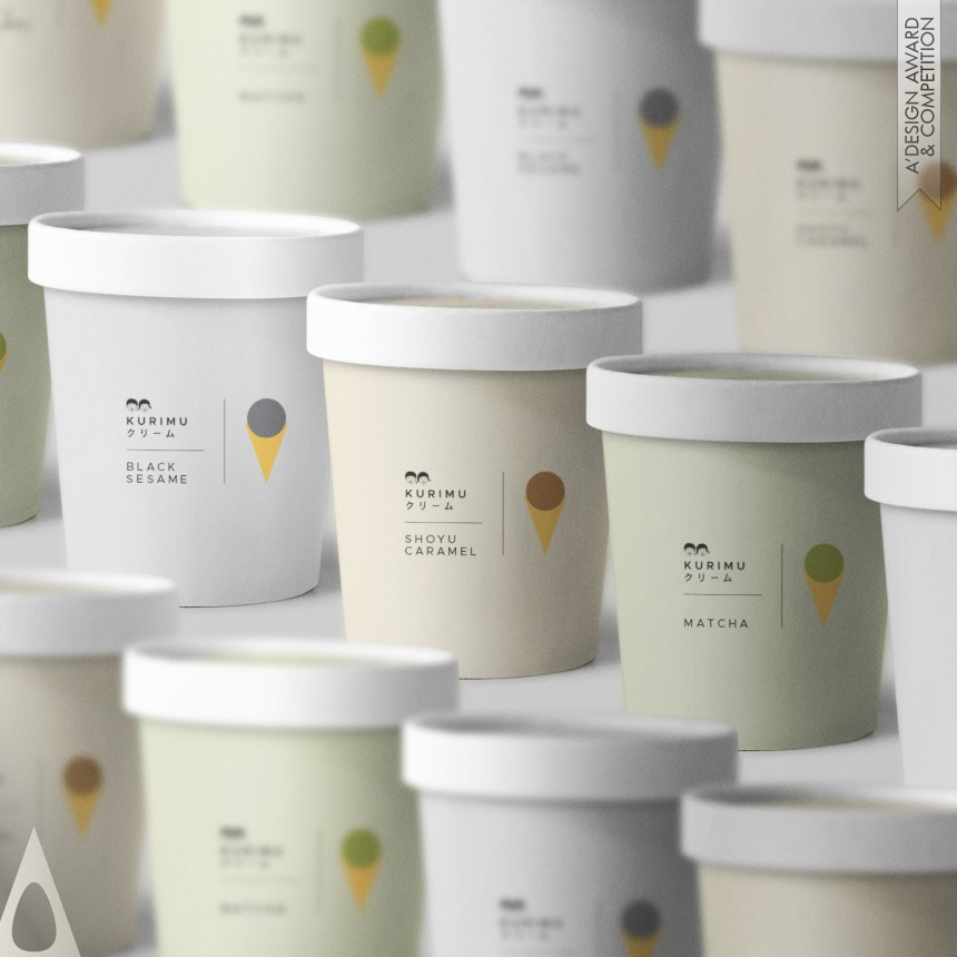 Lance Francisco's Kurimu Ice Cream Packaging Design