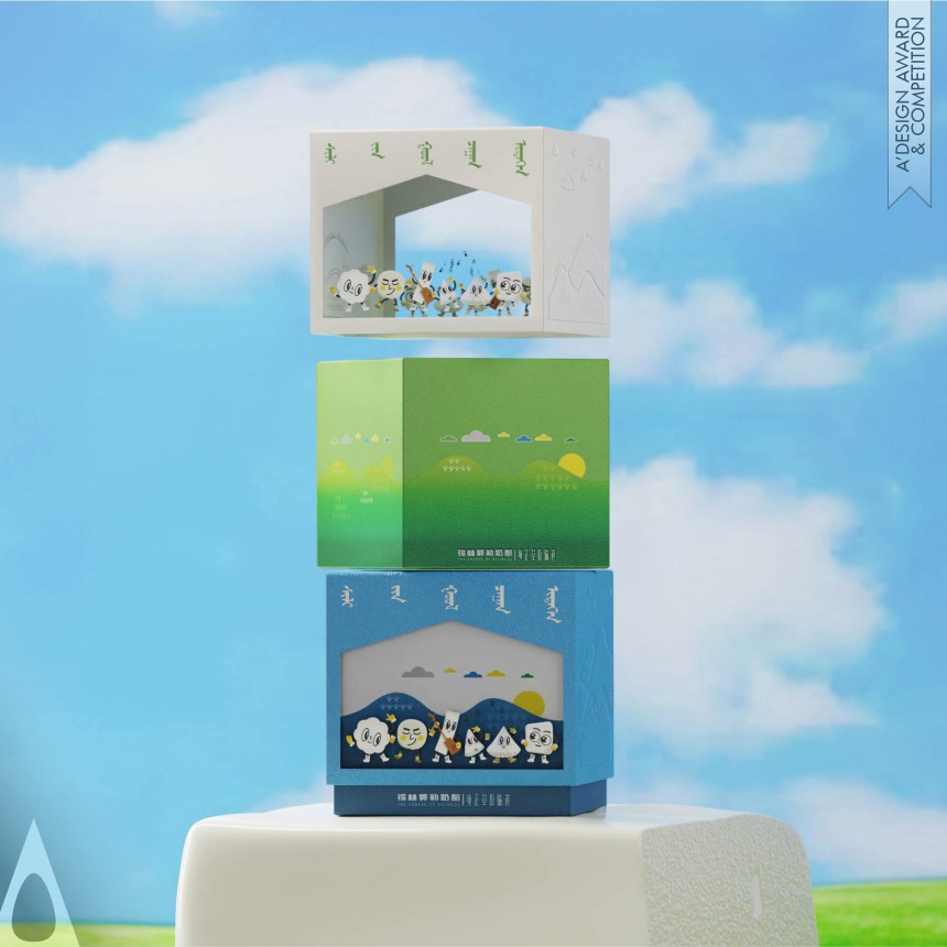 Iron Packaging Design Award Winner 2024 Xilin Gol Cheese Packaging 