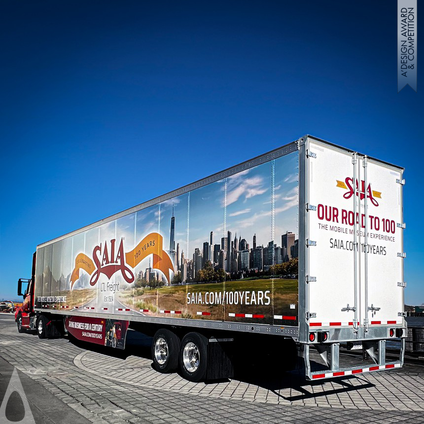 Saia 100 Year Museum Truck - Iron Advertising, Marketing and Communication Design Award Winner