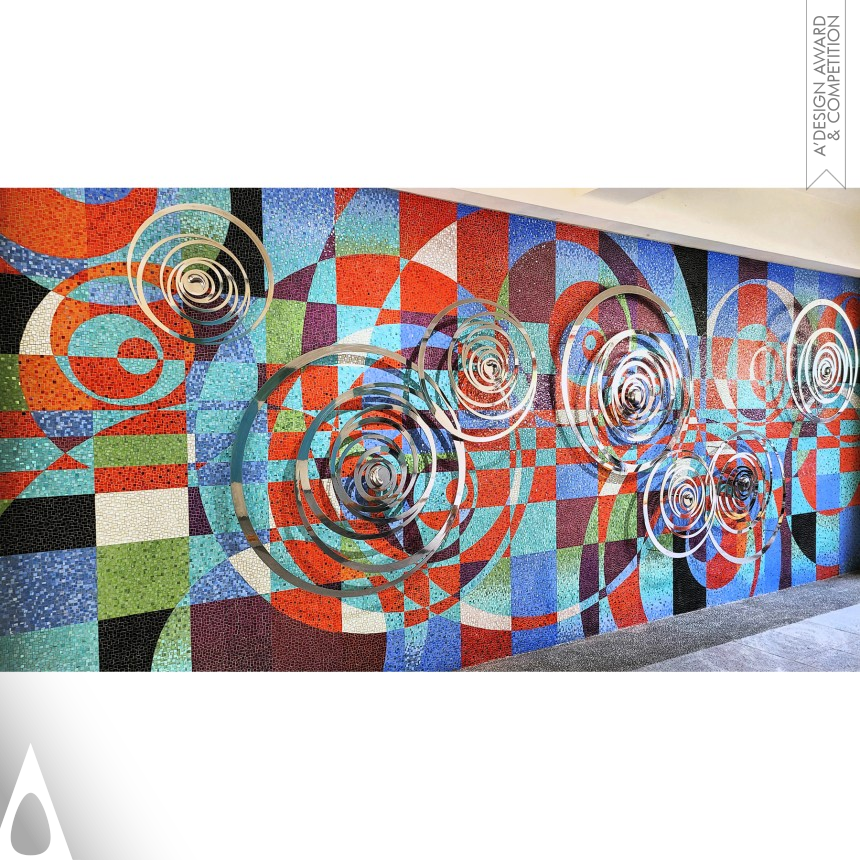 Iron Fine Arts and Art Installation Design Award Winner 2024 Sparkling Ripples Public Art 