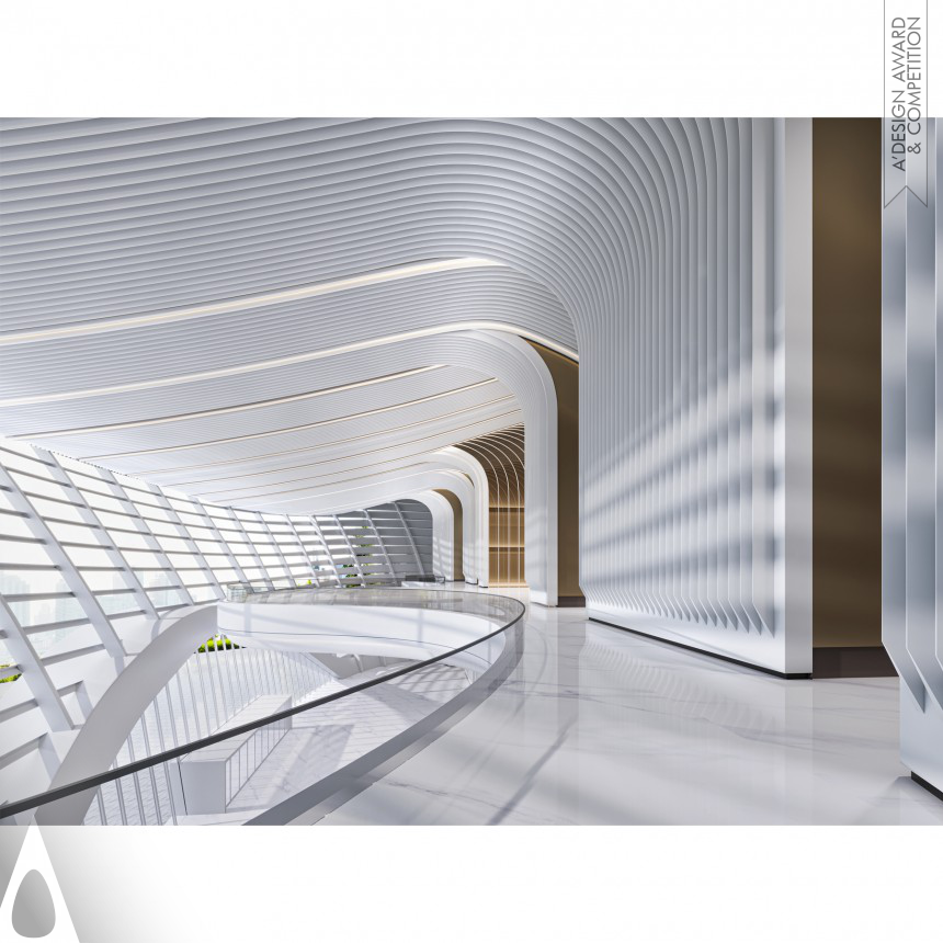 Silver Interior Space and Exhibition Design Award Winner 2024 Zhengzhou Longhu Conference Center 