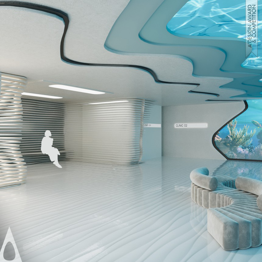 Iron Interior Space and Exhibition Design Award Winner 2024 The Healer Waves Clinic Design 