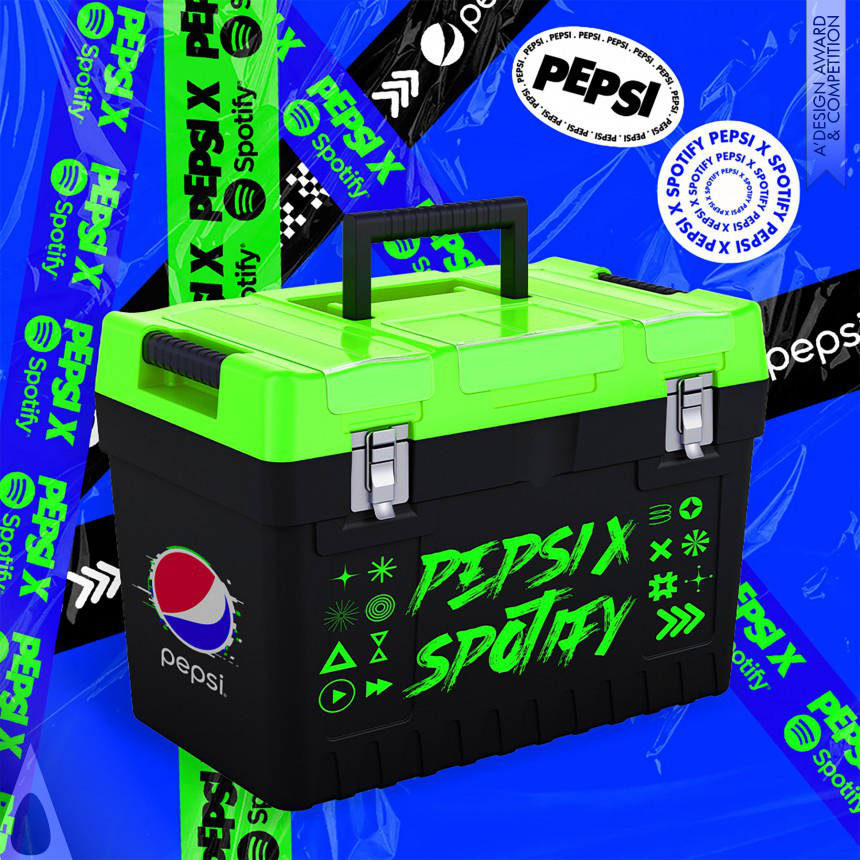Pepsi X Spotify designed by PepsiCo Design and Innovation