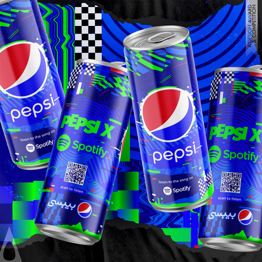 PepsiCo Design and Innovation's Pepsi X Spotify Beverage Packaging