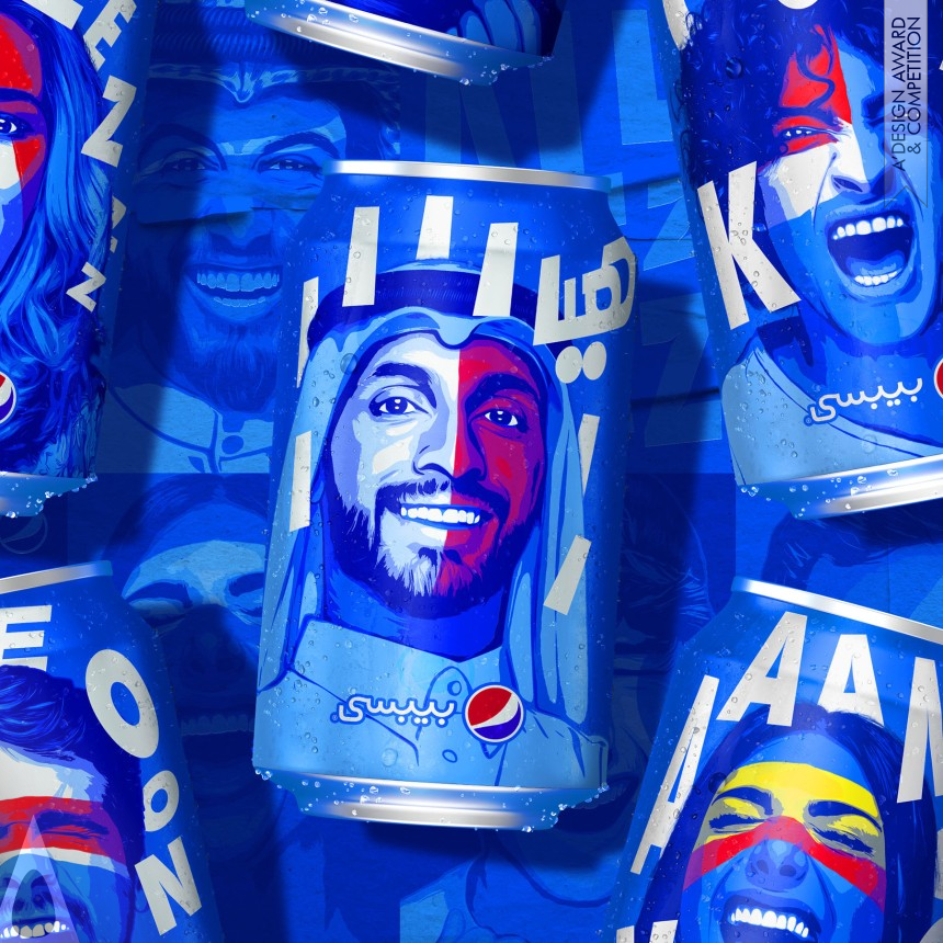 Silver Packaging Design Award Winner 2024 Pepsi Big Football Event LTO Beverage Packaging  