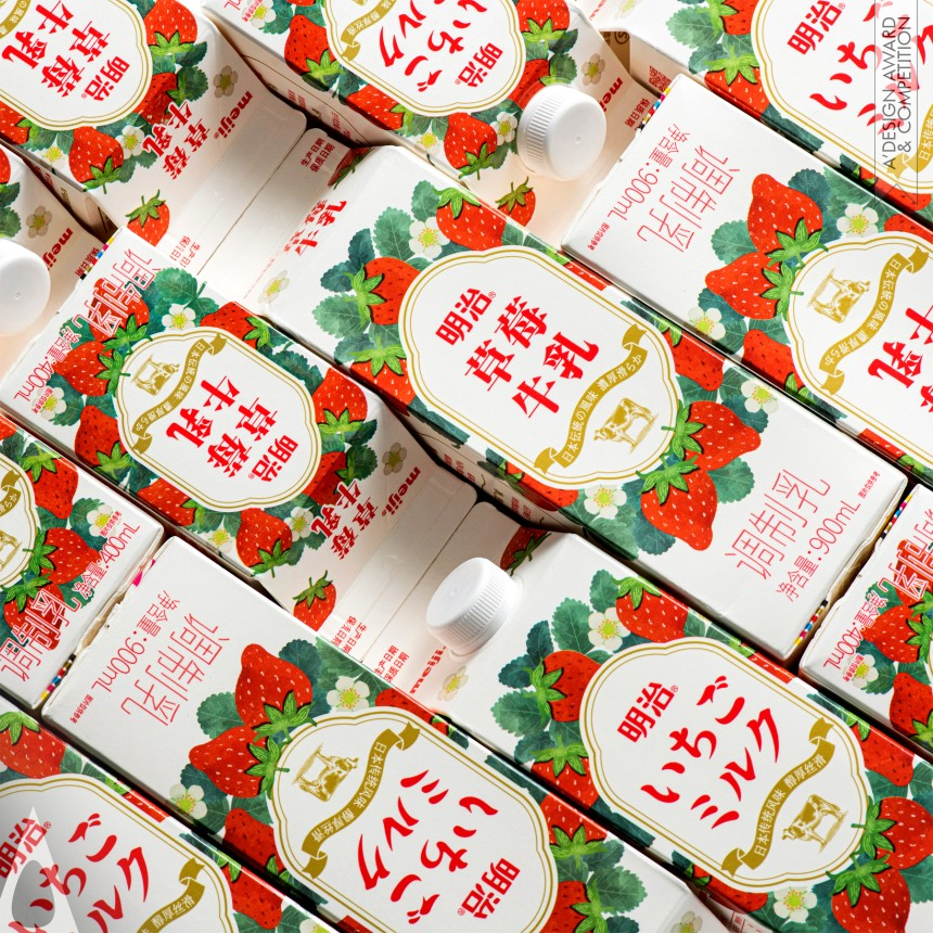 Kazuo Fukushima and Aya Tanaka's Chilled Milk Packaging