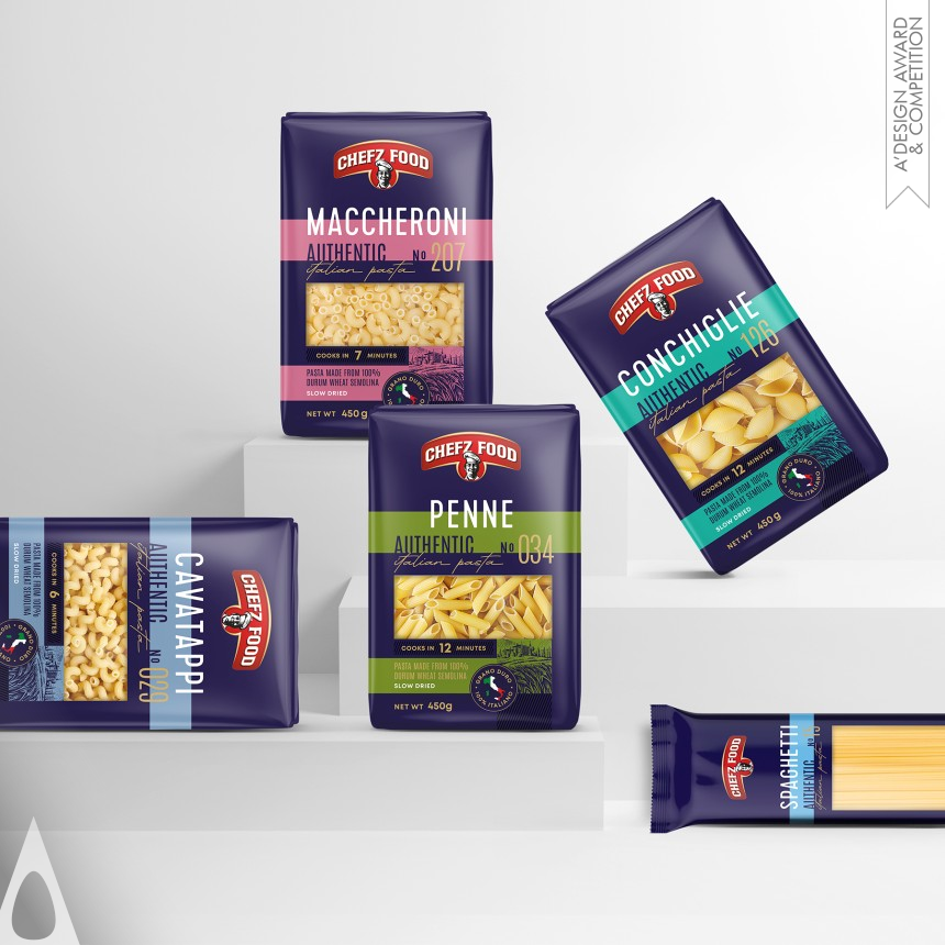 Italian Pasta Brand designed by Olha Takhtarova