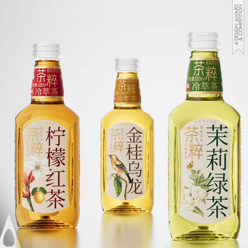 Iron Packaging Design Award Winner 2024 Cha Cui Tea 