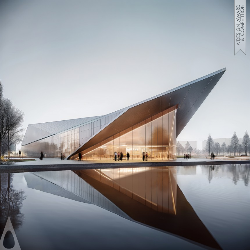 Silver Idea and Conceptual Design Award Winner 2024 The Folding Boat Community Center 